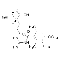 <em>N-Fmoc-N</em>'-(4-<em>甲</em>氧基-2,3,6-三甲基<em>苯</em>磺<em>酰</em>基)-<em>L</em>-<em>精氨酸</em>
