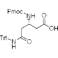 (3<em>S</em>)-3-(<em>芴甲氧羰基</em>氨基)-5-氧代-5-(<em>三</em><em>苯甲基</em>氨基)戊酸