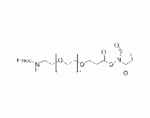 O-[2-(Fmoc-氨基)-乙基]-O′-[3-(N-琥珀酰亚胺氧基)-3-氧代丙基]聚乙二醇 3000