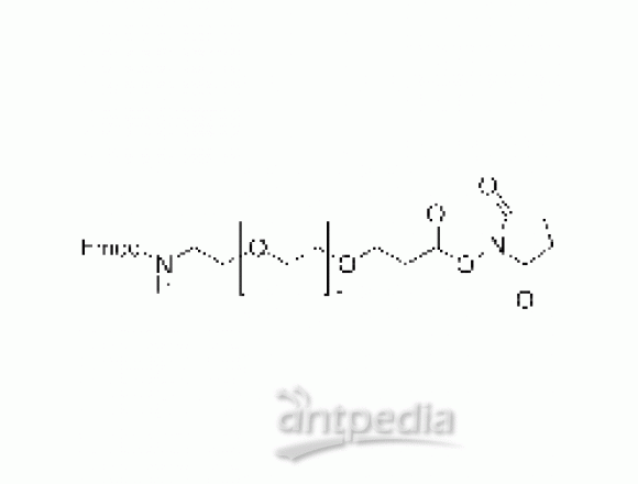 O-[2-(Fmoc-氨基)-乙基]-O′-[3-(N-琥珀酰亚胺氧基)-3-氧代丙基]聚乙二醇 3000