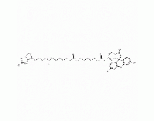 Fluorescein biotin  [5-((N-(5-(N-(6-(biotinoyl)amino)hexanoyl)amino)pentyl)thioureidyl)fluorescein]