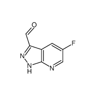 5-fluoro-1H-<em>pyrazolo</em>[<em>3,4-b</em>]<em>pyridine-3</em>-carbaldehyde