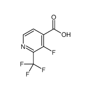 3-fluoro-<em>2</em>-(<em>trifluoromethyl</em>)<em>pyridine</em>-4-carboxylic acid