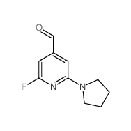 2-Fluoro-6-(pyrrolidin-1-yl)<em>isonicotinaldehyde</em>