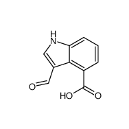 3-<em>Formyl</em>-1H-indole-4-carboxylic acid