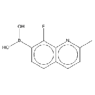8-Fluoro-2-<em>methylquinoline-7</em>-boronic acid