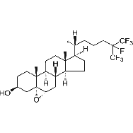 <em>25,26,26,26,27,27,27-heptafluoro-5</em>α,6α-epoxycholestanol