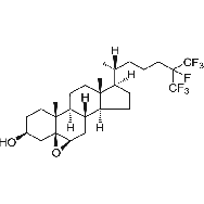 <em>25,26,26,26,27,27</em>,27-heptafluoro-5ß,6ß-epoxycholestanol