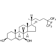 <em>25,26,26,26,27,27,27-heptafluoro-7</em>ß-hydroxycholesterol