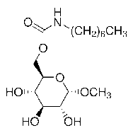 6-O-(<em>N</em>-庚甲酰)-甲基-α-D-<em>葡萄糖</em>苷
