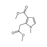 <em>methyl</em> <em>2</em>-(<em>2-methoxy-2</em>-oxoethyl)-<em>1-methyl-1</em>H-pyrrole-3-carboxylate