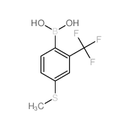 4-(Methylthio)-2-(<em>trifluoromethyl</em>)<em>phenylboronic</em> <em>acid</em>