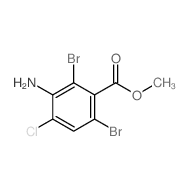 Methyl <em>3-amino-2,6-dibromo</em>-4-chlorobenzoate