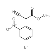 <em>Methyl</em> 2-(4-bromo-2-nitrophenyl)-2-<em>cyanoacetate</em>