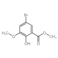 <em>Methyl</em> 5-bromo-2-<em>hydroxy-3</em>-methoxybenzoate