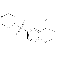 2-Methoxy-<em>5</em>-(morpholine-4-sulfonyl)-<em>benzoic</em> <em>acid</em>
