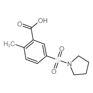 2-Methyl-<em>5</em>-(pyrrolidine-1-sulfonyl)-<em>benzoic</em> <em>acid</em>
