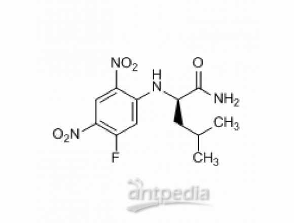 Nα-(2,4-二硝基-5-氟苯基)-D-亮氨酰铵[用于旋光纯度测定的高效液相色谱标记试剂]
