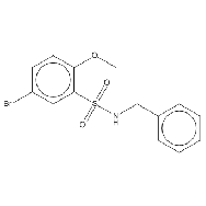 N-Benzyl <em>5-bromo-2-methoxybenzenesulfonamide</em>