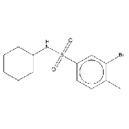 <em>N-Cyclohexyl</em> 3-bromo-4-methylbenzenesulfonamide