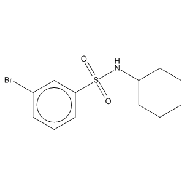 N-<em>Cyclohexyl</em> 3-bromobenzenesulfonamide
