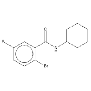 <em>N-Cyclohexyl</em> 2-bromo-5-fluorobenzamide