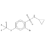<em>N-Cyclopropyl</em> 2-bromo-<em>4</em>-trifluoromethoxybenzenesulfonamide