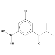 <em>N-Dimethyl</em> 3-borono-5-chlorobenzamide