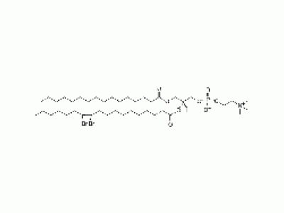 1-palmitoyl-2-(11,12-dibromo)stearoyl-sn-glycero-3-phosphocholine