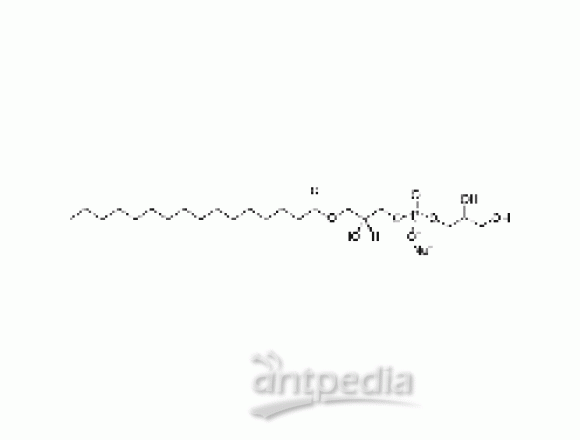 1-palmitoyl-2-hydroxy-sn-glycero-3-phospho-(1'-rac-glycerol) (sodium salt)