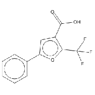 5-Phenyl-<em>2</em>-(trifluoromethyl)-3-<em>furoic</em> <em>acid</em>