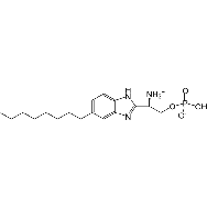 (<em>R</em>)-<em>phosphoric</em> <em>acid</em> <em>mono</em>-[<em>2-amino-2</em>-(6-<em>octyl-1H-benzoimiazol-2</em>-yl)-<em>ethyl</em>] <em>ester</em>