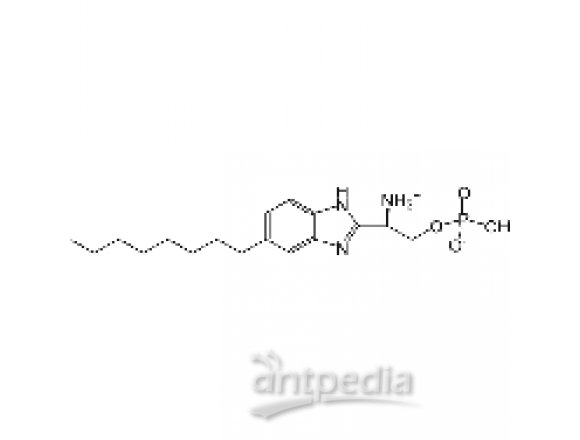 (R)-phosphoric acid mono-[2-amino-2-(6-octyl-1H-benzoimiazol-2-yl)-ethyl] ester