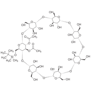 Silyl[(6-<em>O-tert</em>-butyldimethyl)-2,<em>3</em>,-di-<em>O</em>-acetyl)-β-cyclodextrin