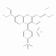 Sulforhodamine B acid <em>chloride</em> [<em>Rhodamine</em> B sulfonyl <em>chloride</em>] , [known