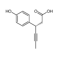 (<em>3</em>S)-<em>3</em>-(<em>4-hydroxyphenyl</em>)hex-<em>4</em>-ynoic acid