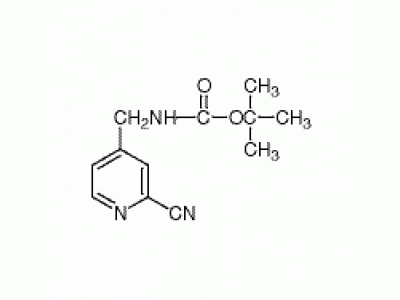 4-[(叔丁氧羰氨基)甲基]-2-氰基吡啶
