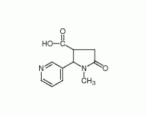 反-1-甲基-4-羧基-5-(3-吡啶基)-2-吡咯烷酮