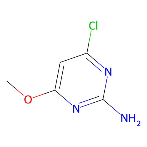 2-氨基-<em>4</em>-<em>氯</em>-<em>6</em>-<em>甲</em><em>氧基</em><em>嘧啶</em>，5734-64-5，99%