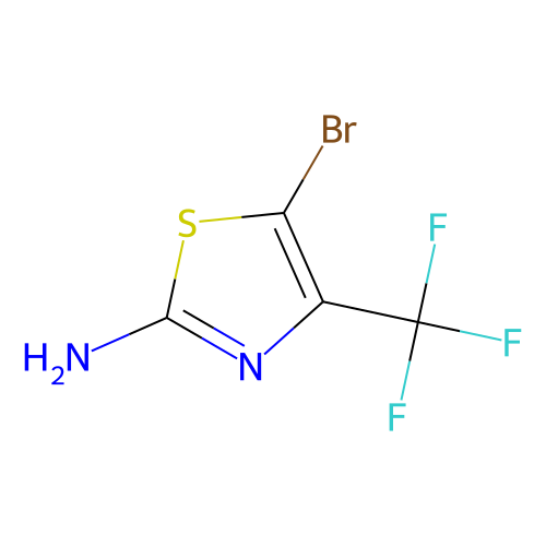 5-<em>溴</em>-<em>4</em>-(三氟<em>甲基</em>)<em>噻唑</em>-<em>2</em>-胺，136411-21-7，96%