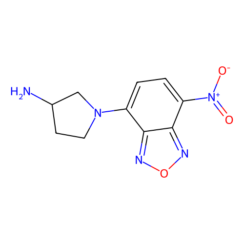 (<em>S</em>)-(+)-4-硝基-7-(<em>3</em>-<em>氨基</em><em>吡咯烷</em>-<em>1</em>-基)苯并呋咱，143112-52-1，95%