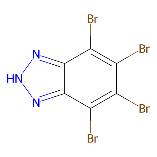 TBB,细胞渗透性酪蛋白激酶2（<em>CK2</em>）抑制剂，17374-26-4，≥98%(HPLC)