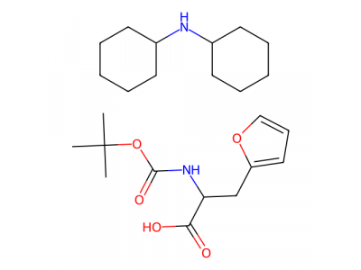 (R)-2-(Boc-氨基)-3-(2-呋喃基)丙酸 二环己基铵盐，331730-09-7，98%
