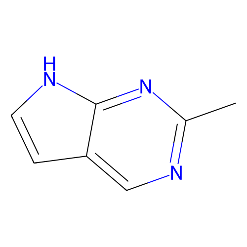 2-甲基-<em>7</em>H-吡咯并[2,3-<em>D</em>]嘧啶，89792-<em>07</em>-4，95%
