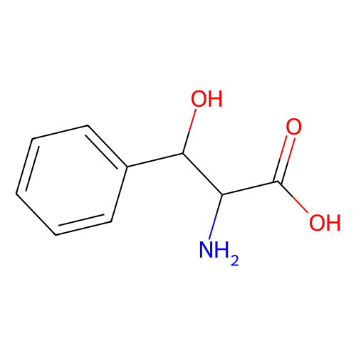 <em>DL</em>-β-苯基丝氨酸，1078-17-7，98%(mixture of isomers)