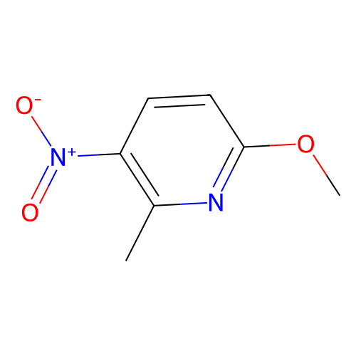 <em>2</em>-甲氧基-5-硝基-6-甲基吡啶，5467-69-6，98%