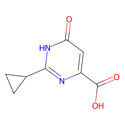 2-<em>环</em><em>丙基</em>-6-羟基嘧啶-<em>4</em>-羧酸，858956-25-9，97%