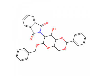 苄基2-脱氧-2-邻苯二甲酰亚胺-4,6-O-亚苄基-β-D-吡喃葡萄糖苷，80035-33-2，97%