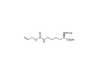 Nα-芴甲氧羰基-Nε-烯丙氧羰基-D-赖氨酸，214750-75-1，97%