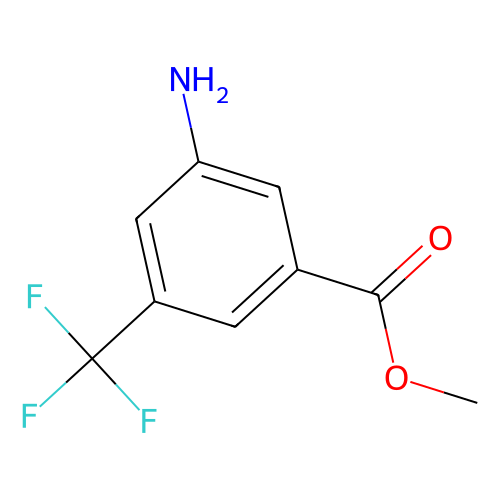 3-氨基-5-(<em>三</em><em>氟</em><em>甲基</em>)<em>苯甲酸</em><em>甲</em><em>酯</em>，22235-25-2，98%